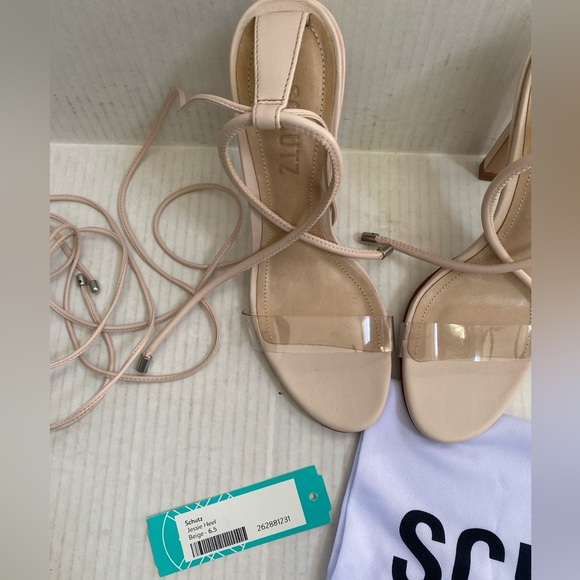 Jessie Vinyl & Nappa Leather Sandal NWT Size 6.5 Revolve - Picture 3 of 10